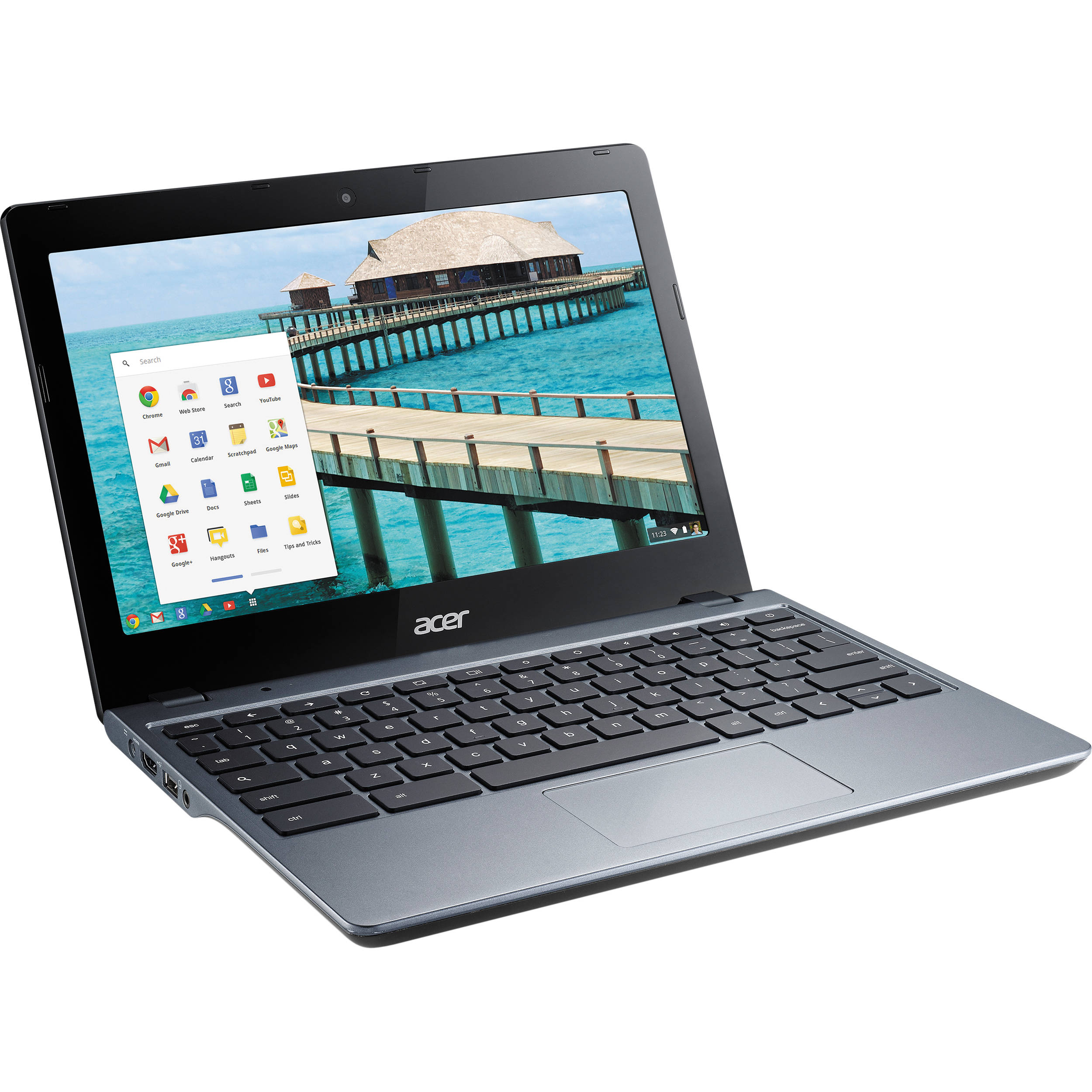 Acer Chromebook C720P Laptop Computer, High Definition Touchscreen 11.6" Display, Intel Dual-Core Processor, 16GB Solid State Drive, 4GB RAM, Chrome OS, WiFi