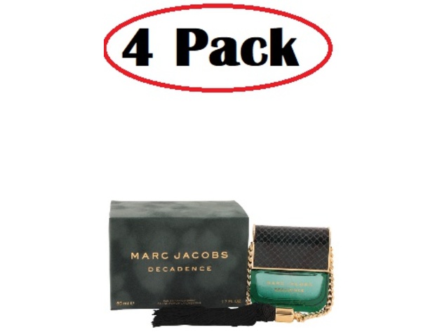 4 Pack of Marc Jacobs Decadence by Marc Jacobs Eau De Parfum Spray 1.7 oz