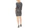 Jessica Women's Howard Glitter Houndstooth Sheath Dress Silver Size 12