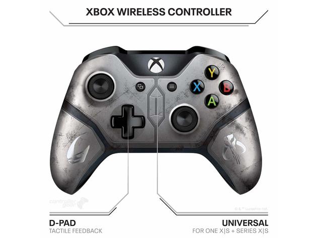 Controller Gear Star Wars: The Mandalorian Baby Yoda, Xbox Wireless Controller + Pro Charging Stand Bundle Limited Edition - Xbox One - Certified Refurbished Retail Box