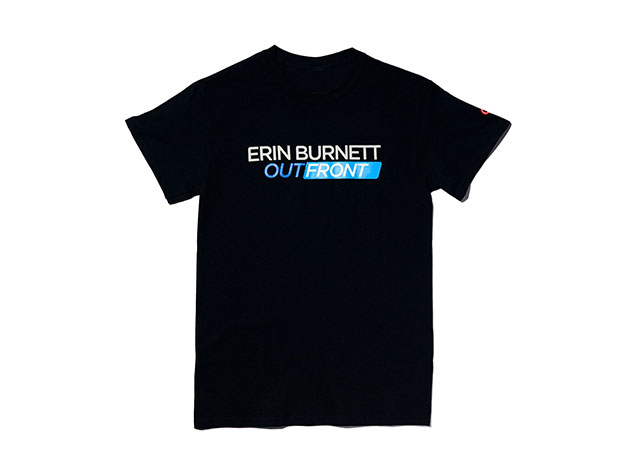 Erin Burnett OutFront Tee Black  XL