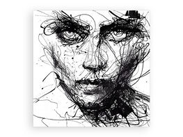 Giant Art "In Trouble She Will" by Agnes Cecile