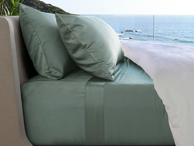 Resort Bamboo Bed Sheet Set (Ocean Mist/King)