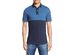 Descendant of Thieves Men's Color Block Polo Shirt with 3 Button-Placket, Size Small, Blue