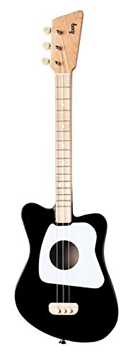 Loog Mini Acoustic Guitar for Children and Beginners With the 3-string  - Black (Like New, Open Retail Box)