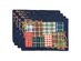 Homvare Table Placemats, Holiday Dinner, Parties, Home Décor, Woven Tapestry 13”X19”-Set of 4 - Blue