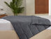 Puro Down Dark Gray 20 Lb Weighted Blanket (Large)