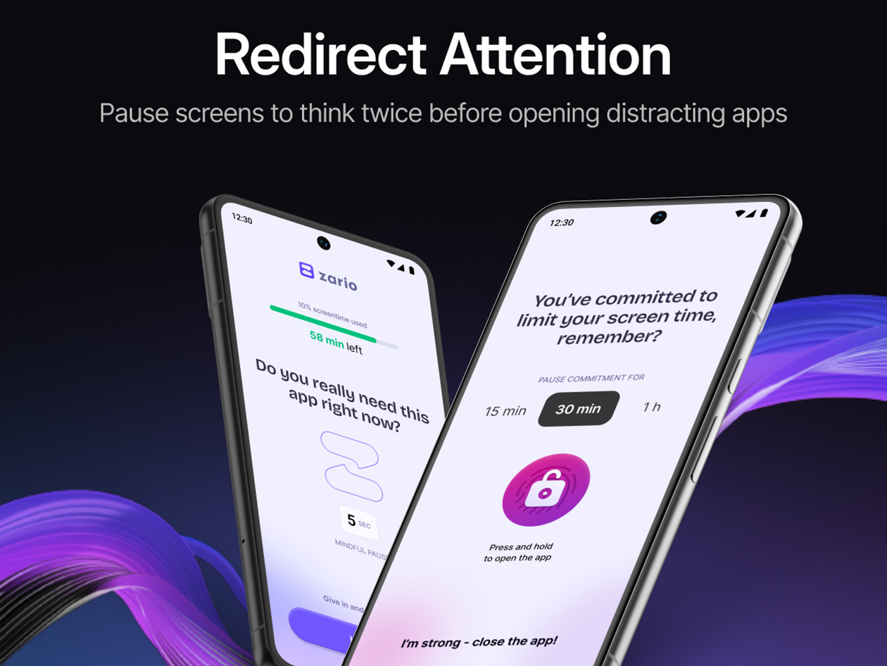 Zario Screen Time App - Pro Plan: Lifetime Subscription (Android)