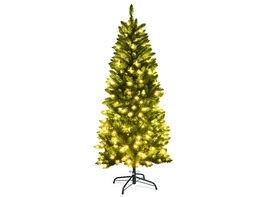 5 Foot Pre-lit Artificial Pencil Christmas Tree w/ 150 LED Lights