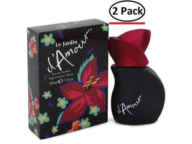 Le Jardin D'amour by Eden Classics Eau De Parfum Spray 1 oz for Women (Package of 2)