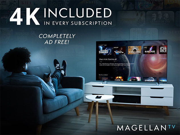MagellanTV Documentary Streaming Service: 1-Year Subscription