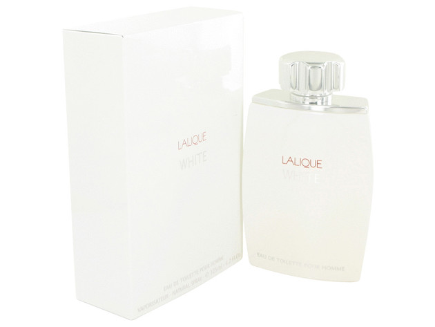 3 Pack Lalique White by Lalique Eau De Toilette Spray 4.2 oz for Men