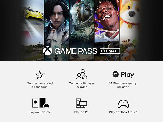 Xbox Game Pass Ultimate: 3-Month Membership - Stackable & Global - (Xbox Series X/S, Xbox One, Windows - Digital Code) - Final Sale