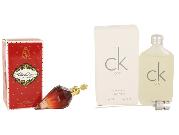 Gift set  Killer Queen by Katy Perry Eau De Parfum Spray 3.4 oz And  CK ONE EDT Pour/Spray (Unisex) 1.7 oz