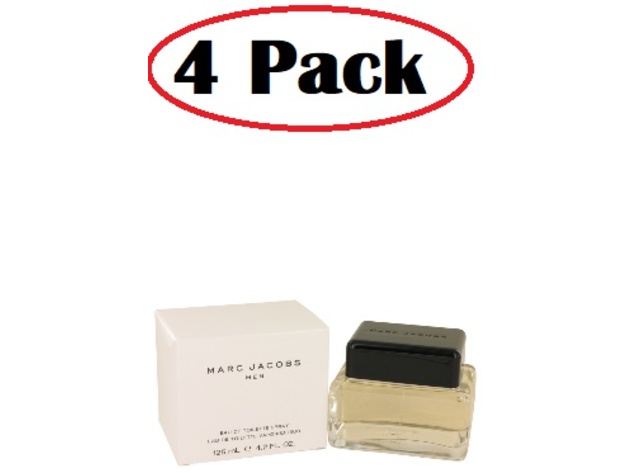 4 Pack of MARC JACOBS by Marc Jacobs Eau De Toilette Spray 4.2 oz