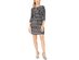 Jessica Women's Howard Glitter Houndstooth Sheath Dress Silver Size 12