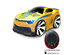 Turbo Racer Voice-Activated Remote Control Sports Car (Yellow)