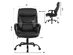 Costway Big & Tall 500lb Massage Office Chair E xecutive PU Leather Computer Desk Chair - Black