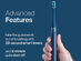 AquaSonic Icon Toothbrush with Magnetic Holder & Slim Travel Case (Navy)