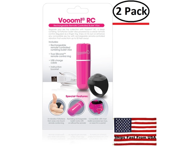 ( 2 Pack ) Charged Vooom Remote Control Bullet - Pink