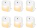 6-Pack Motion Sensor Plug-in Lights (Yellow)