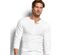 2(X)Ist Men's Essential Range Long-Sleeve Henley White Size Medium