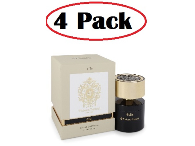4 Pack of Tiziana Terenzi Eclix by Tiziana Terenzi Extrait De Parfum Spray (unisex) 3.38 oz