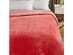 Zakary Flannel Reversible Heathered Sherpa Throw Blanket 108" x 90" / Fuchsia