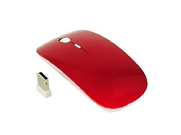 Wireless Optical Mouse - Red - Product Image