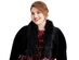 Jessica Howard Women's Plus Velvet Faux-Fur-Trim Shrug Jacket Black Size Extra Large