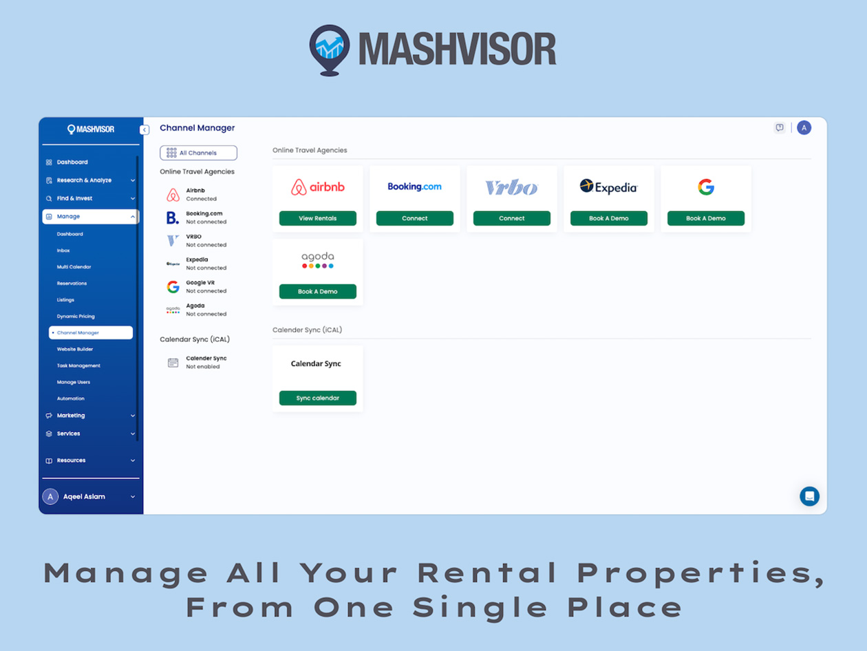 Mashvisor Vacation Rental Manager: Lifetime Subscription (Plus Plan)