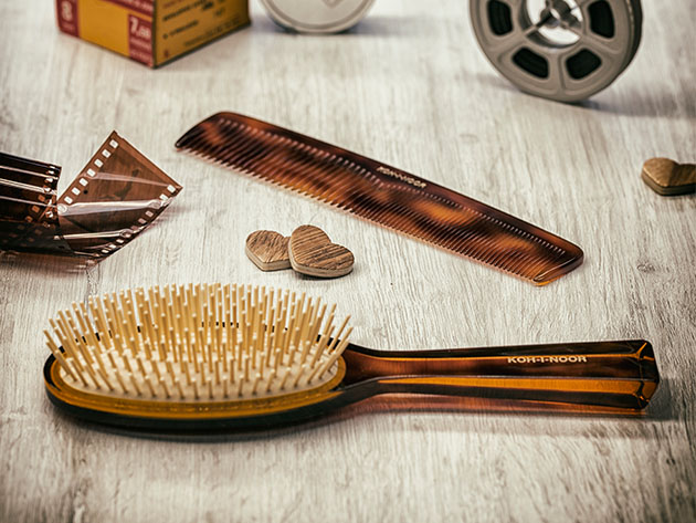 Jaspé Oval Nylon Pin Hair Brush (Large)