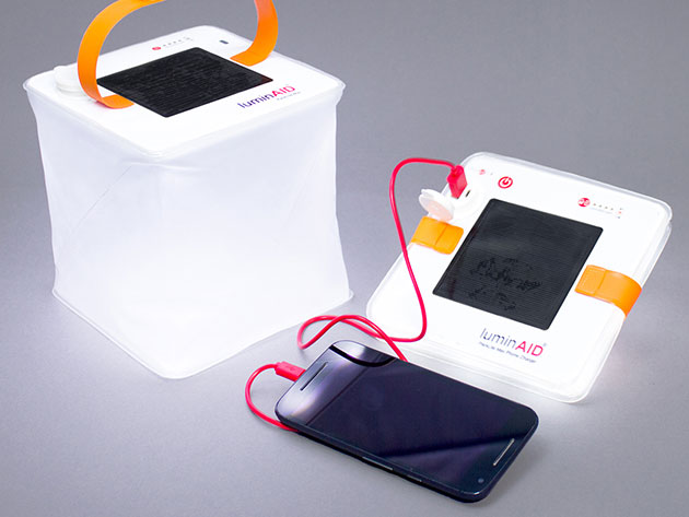 Kickstarter: LuminAID Solar Inflatable Lantern and Phone Charger (2-in-1)