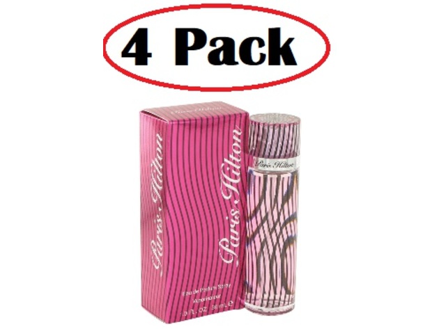 4 Pack of Paris Hilton by Paris Hilton Eau De Parfum Spray 1 oz