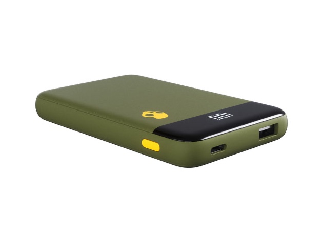 Skullcandy Stash™ Mini 5,000 mAh Portable Battery Pack (Olive)