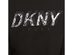 DKNY Women's Sport Printed-Logo Fleece Sweatshirt Black Size X-Small