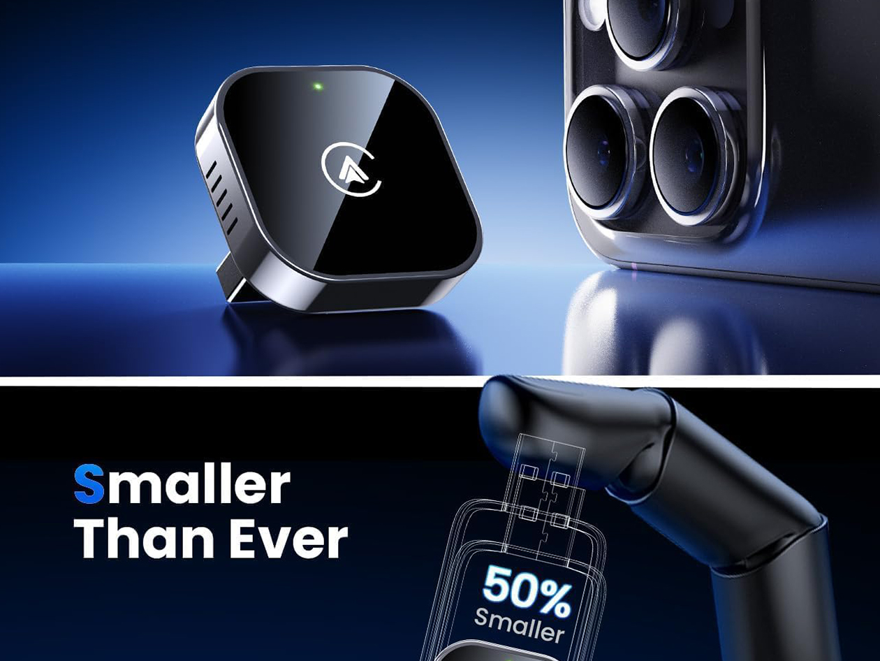 Mini Wireless CarPlay/Android Auto Adapter