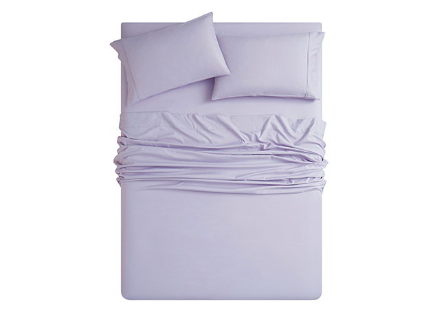 4-Piece Bamboo Comfort Luxury Sheet Set (Lilac/Twin)