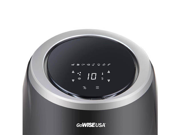 GoWISE GWAC981 5.3-Quart Air Fryer with Accessories - Black