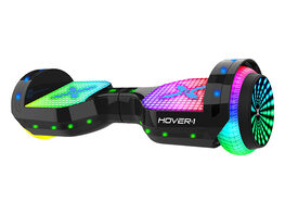 Hover-1™Astro Hoverboard，带LED灯和内置蓝牙扬声器 - 黑色（经过认证）