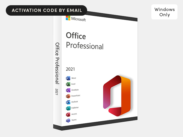 Microsoft Office Professional 2021 for Windows: Lifetime License