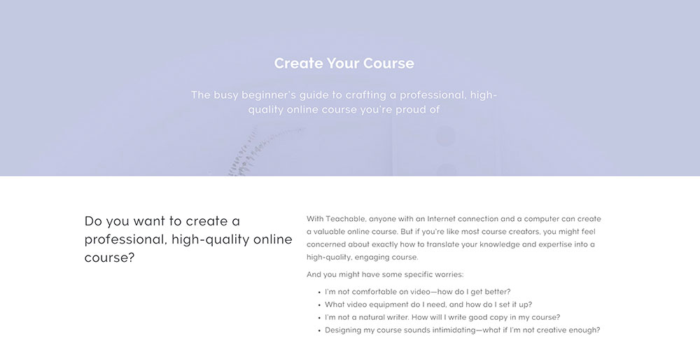 Create Your Course