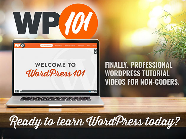 WP101 WordPress Tutorial for Beginners: Lifetime Access
