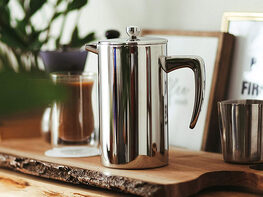 DUBLIN 1L Stainless Steel French Press