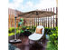 11' Patio Cantilever Offset Umbrella 360 degrees Rotation Aluminum Tilt - Tan