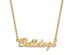 14k Gold Plated Silver U of Georgia Pendant Necklace