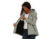 Helios Paffuto Heated Women's Coat with Power Bank (Gray/XL)