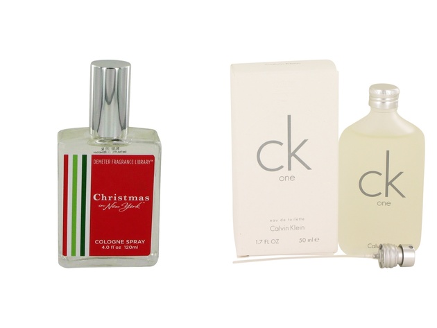Gift set  Demeter by Demeter Christmas in New York Cologne Spray 4 oz And  CK ONE EDT Pour/Spray (Unisex) 1.7 oz