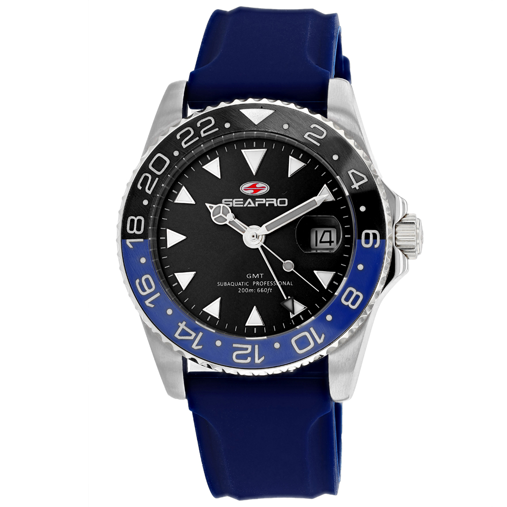 Seapro Men's Black Dial Watch - SP0123