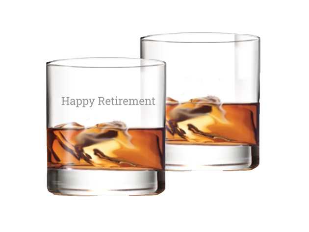 Personalized Set of Rocks Cocktail Glasses